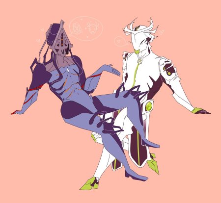 Оберон варфрейм арт