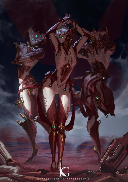 Варфрейм арты мираж