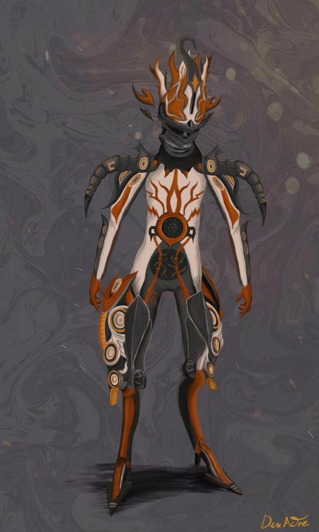 Оберон варфрейм арт