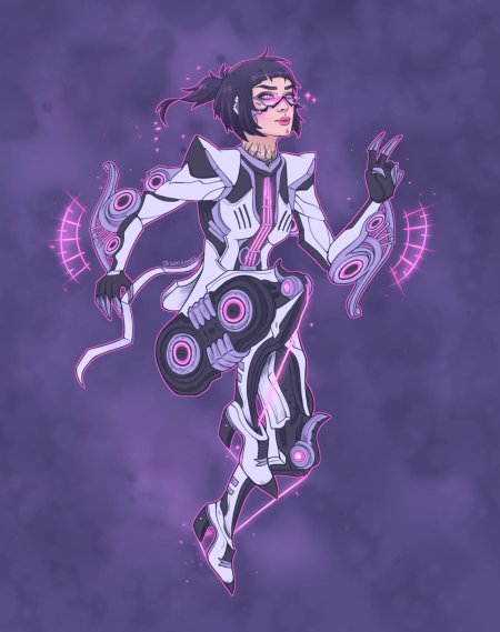 Октавия варфрейм арт