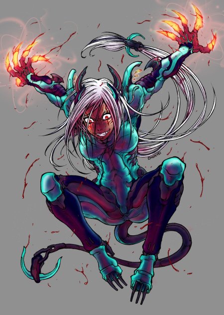 Валькирия варфрейм арт