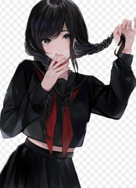 Красивая аниме девушка