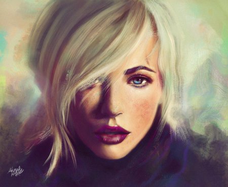 Девушка арт