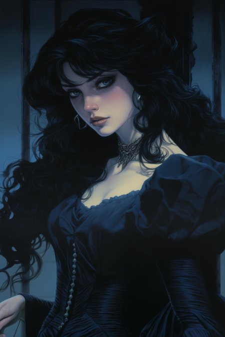 Красивая аниме девушка