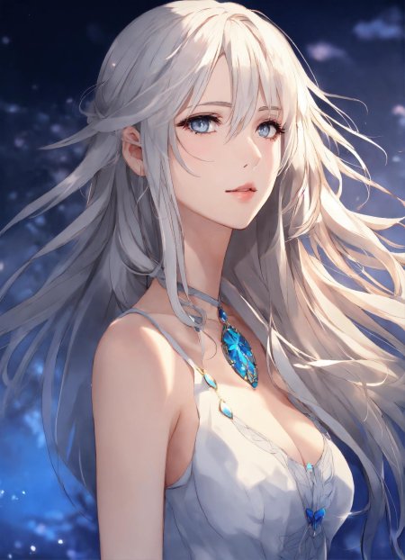 Красивая аниме девушка