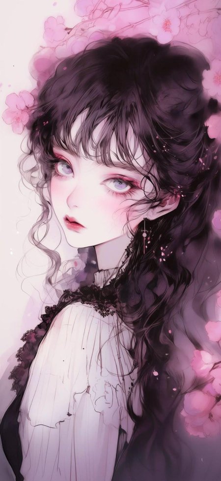 Милая аниме девушка