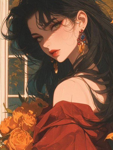 Девушка арт