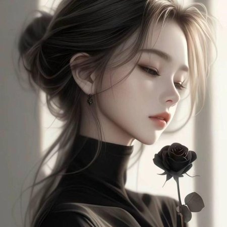 Роза черная