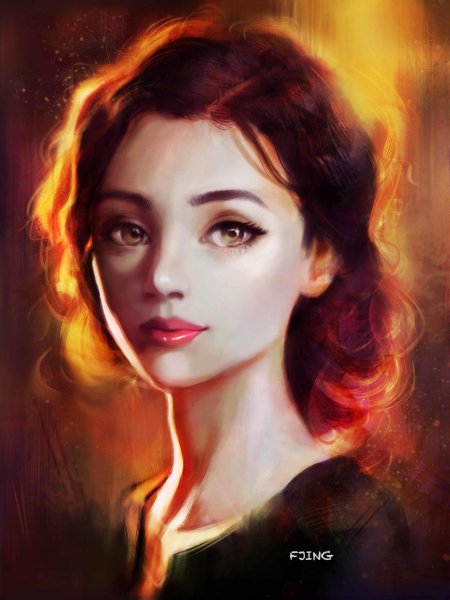 Арт девушек