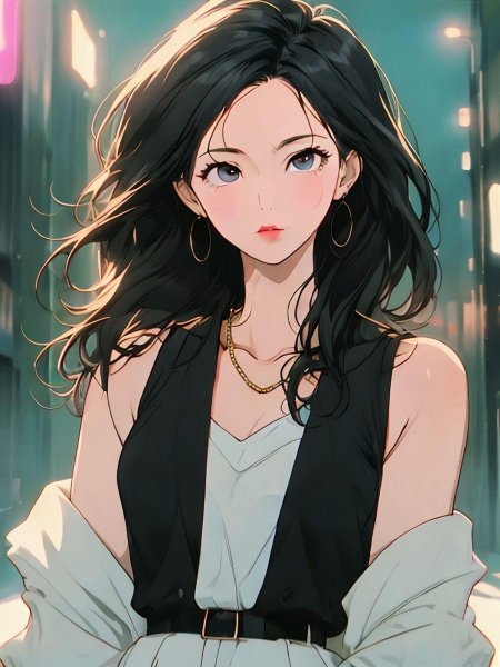 В стиле аниме