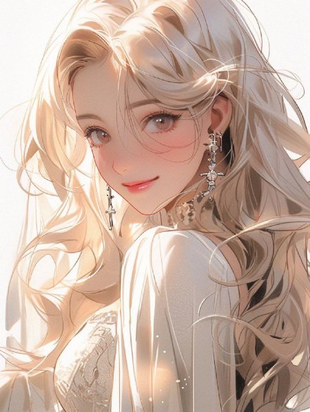 Аниме блондинка