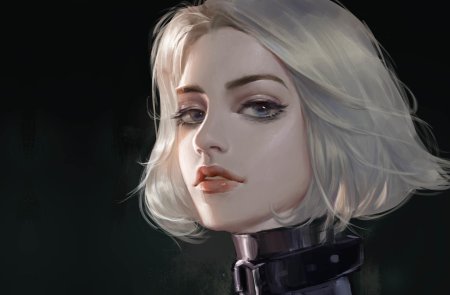 Арт девушка с каре