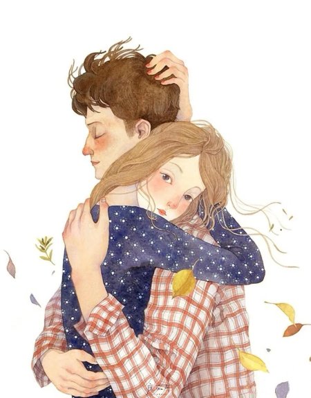 Объятия иллюстрация