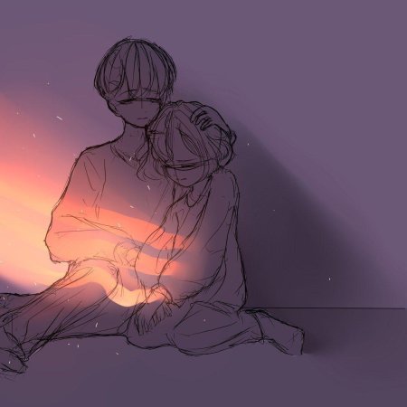 Аниме пары грустные