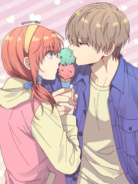 Аниме пары милые