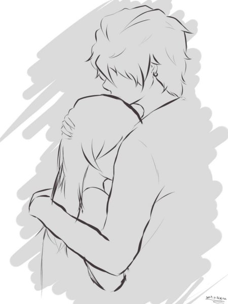 Объятия набросок