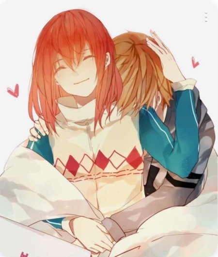 Аниме объятия
