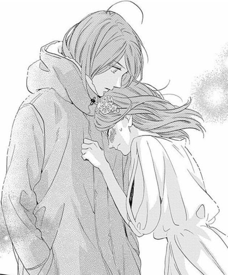 Аниме парочки черно белые