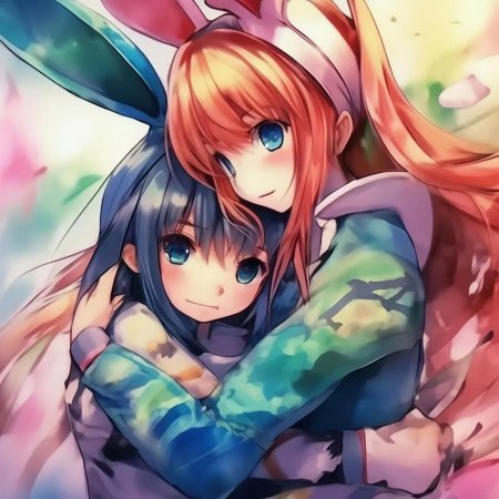 В стиле аниме