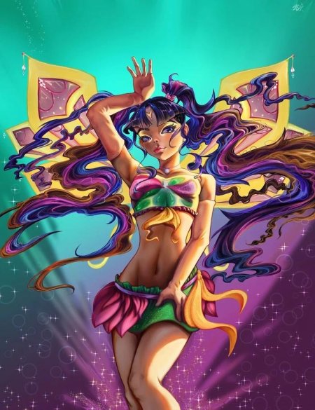 Винкс в стиле аниме