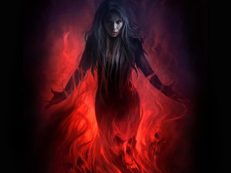 Огненная ведьма геншин