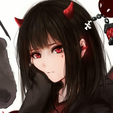 Аниме девушка демон