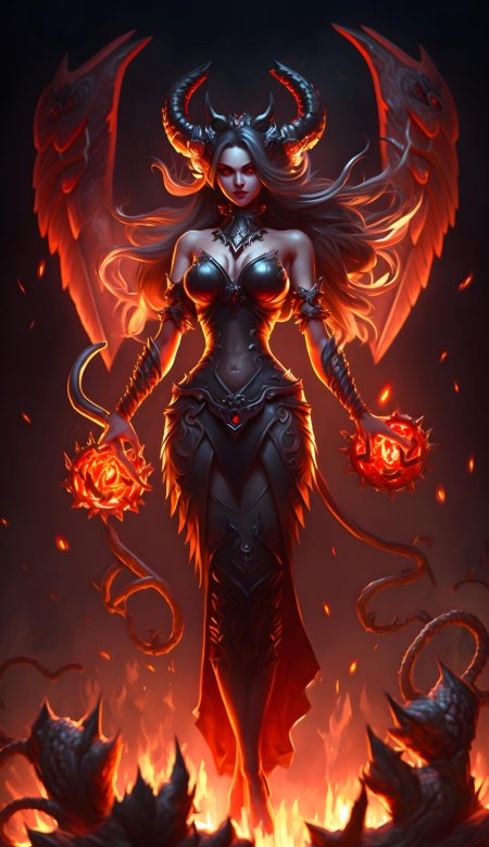 Демонесса арт