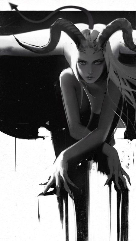 Демон девушка