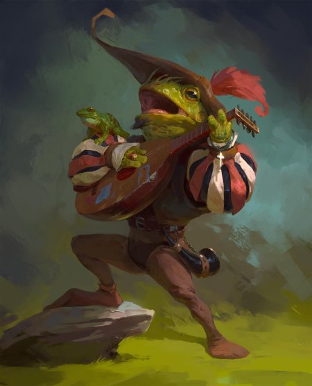 Лягушка бард днд