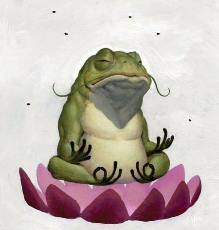 Лягушка арт