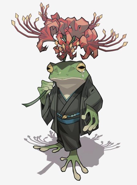 Жаба самурай япония