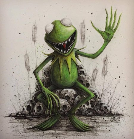 Лягушонок кермит арт