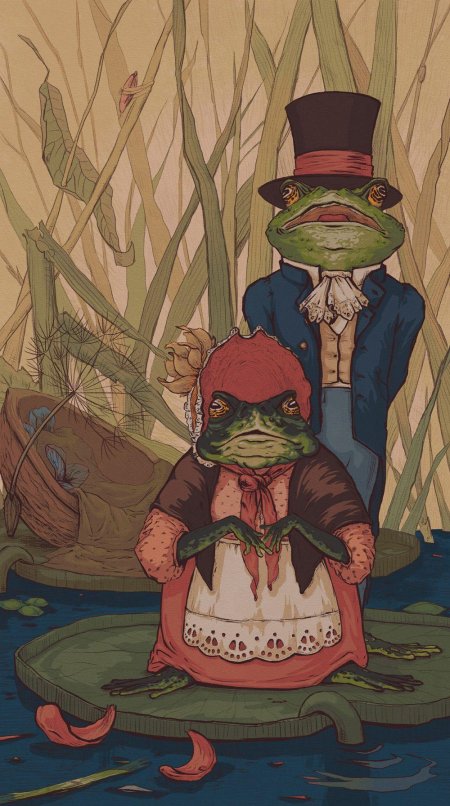 Дюймовочка жаба