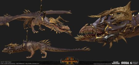 Total war warhammer дракон хаоса