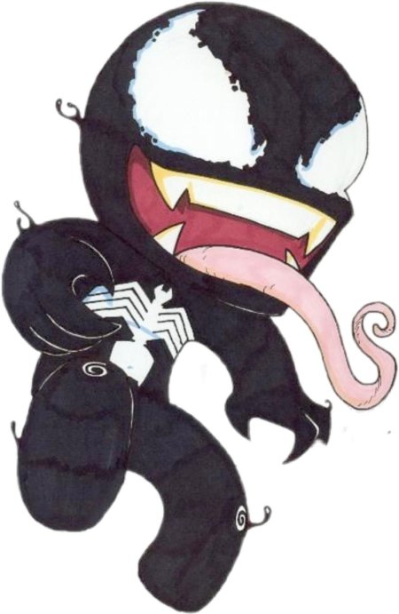 Чиби марвел веном