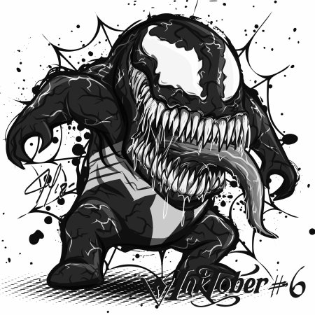 Веном для срисовки