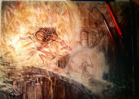 Гэндальф против балрог