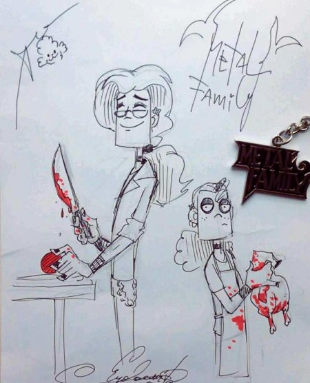 Скетчи метал фэмили ди