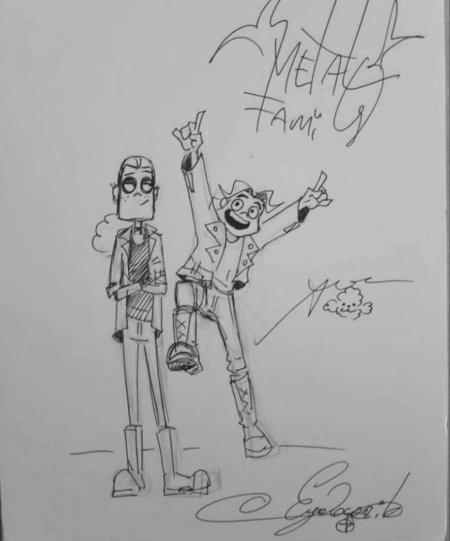 Скетчи метал фэмили ди