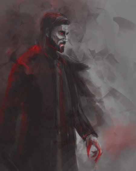 Граф дракула вампир арт