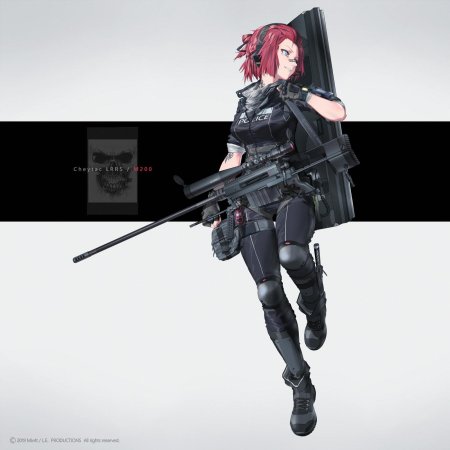 Девушка снайпер арт