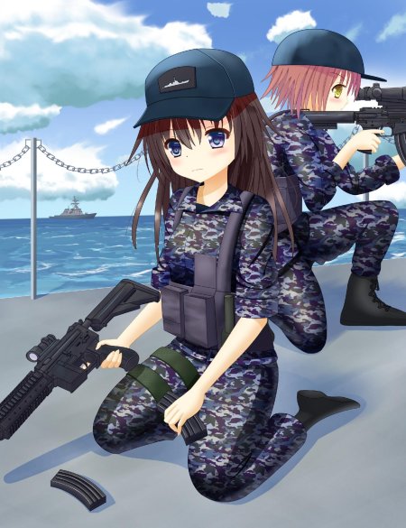 Морской пехотинец аниме