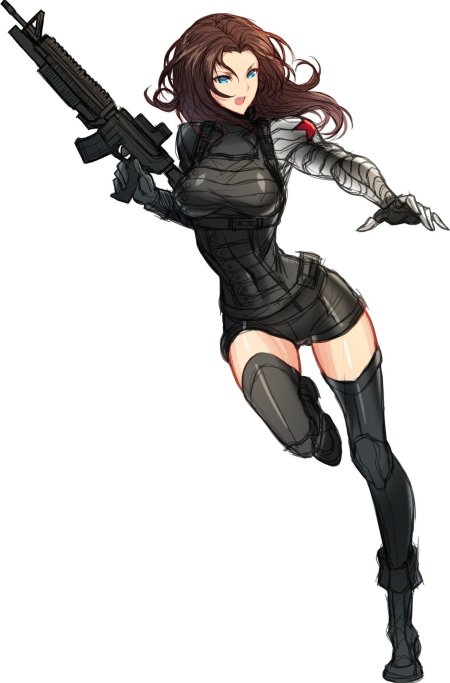 Марвел fem зимний солдат