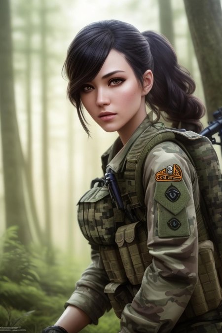 Девушки военные из игр