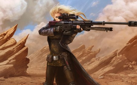 Девушка снайпер