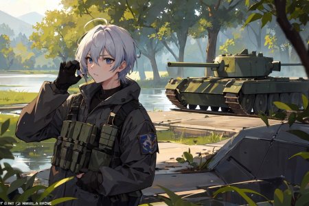 Аниме девушки танки