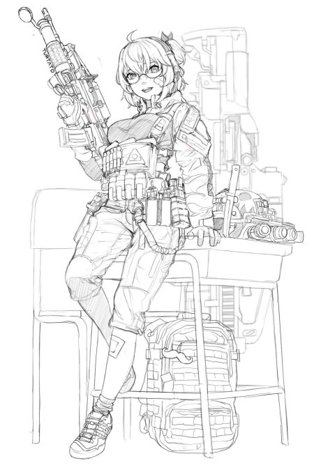 Эскиз персонажа