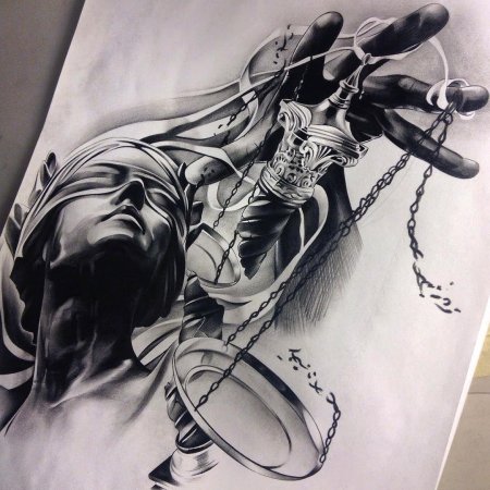 Тату фемида чикано