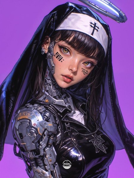 Киберпанк девушка