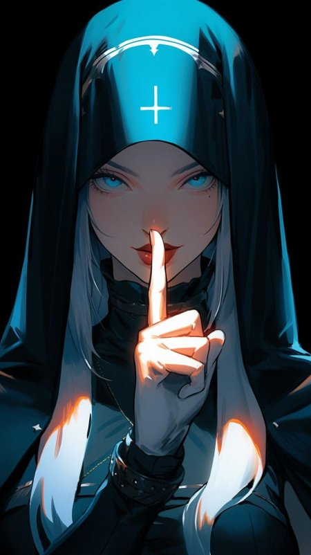 Монахиня арт